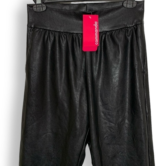 Commando Faux Leather Jogger Pants - Picture 6 of 15